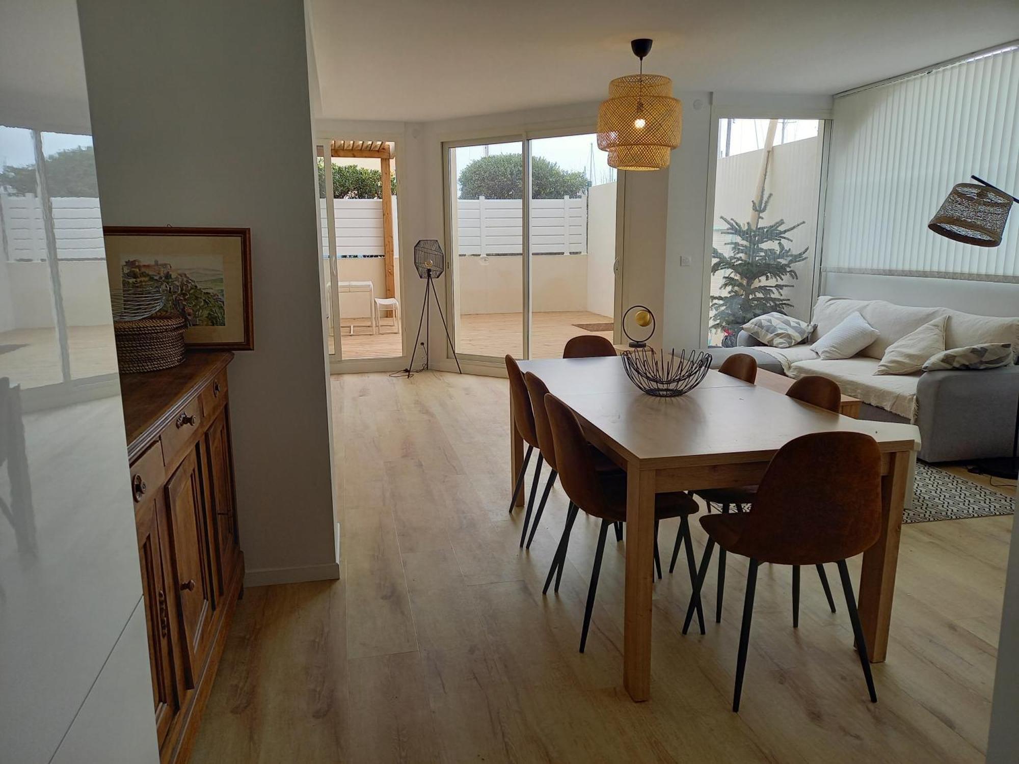 Appartement 100 M2 Terrasse Piscine Gruissan Esterno foto
